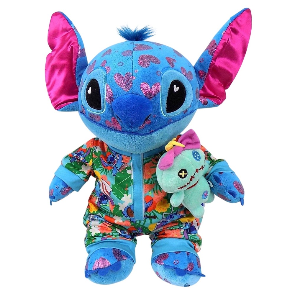 Build-A-Bear Stitch Plush in Hawaiian Shirt with Scrump Doll – Lilo & Stitch
